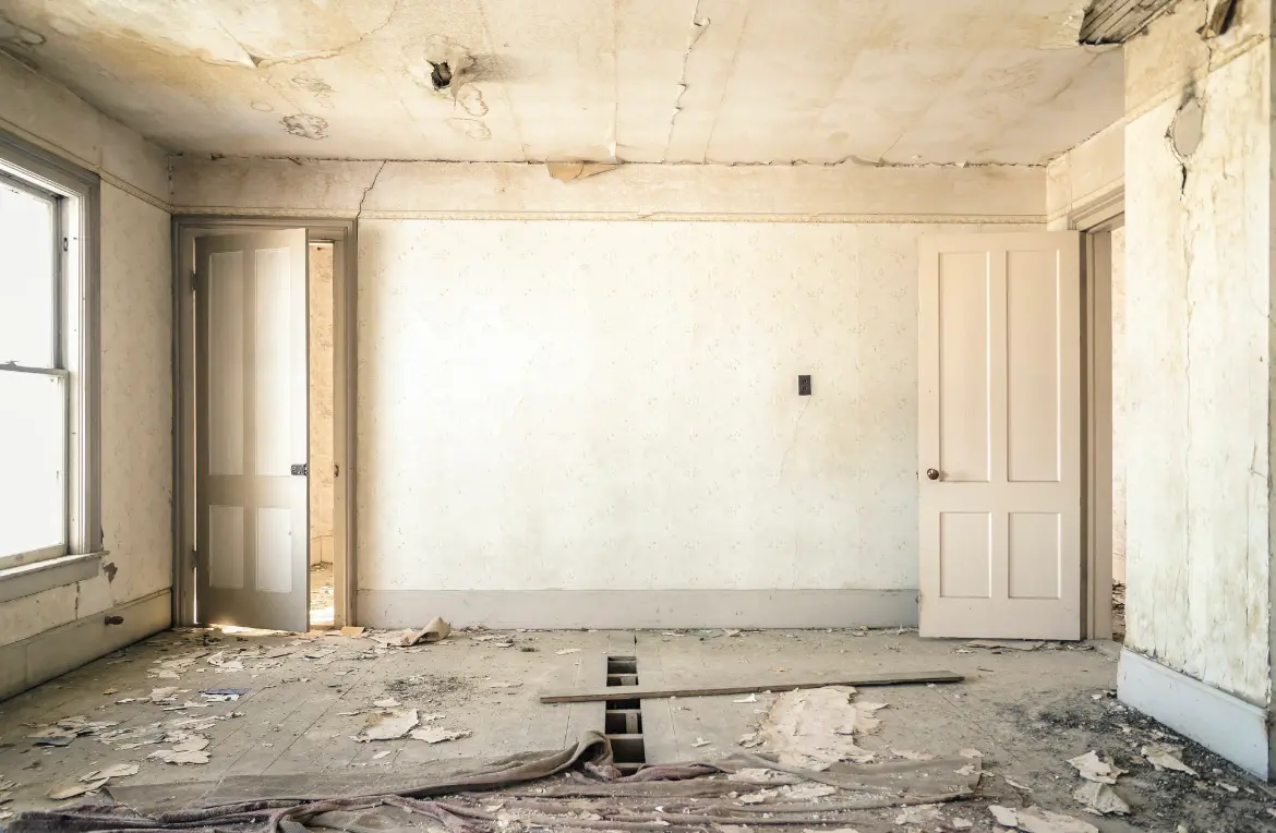 Waste disposal crew managing a cleanout project in Felida